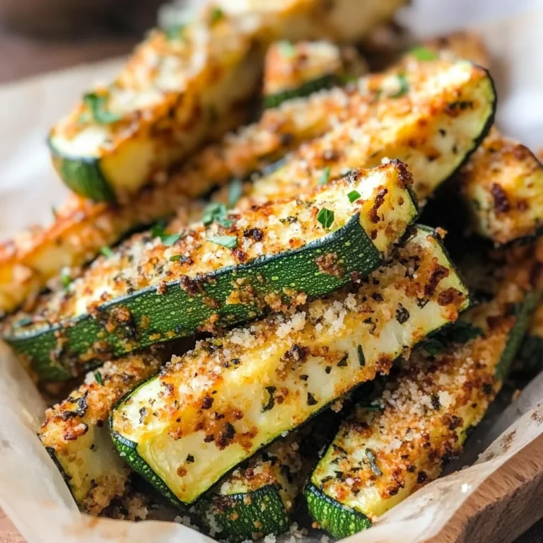 Baked Parmesan Zucchini Fries