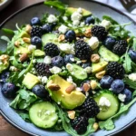 Blackberry, Avocado and Arugula Salad