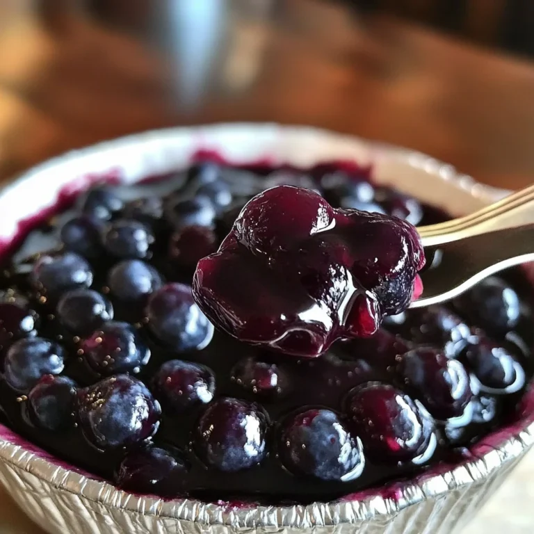 Blueberry Pie Filling