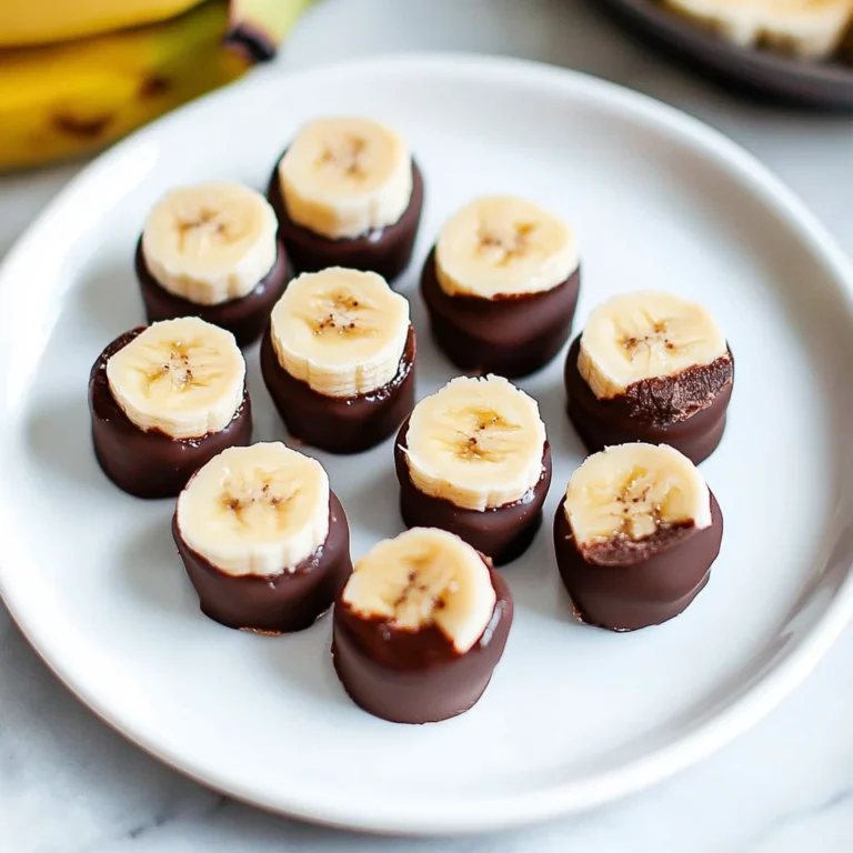 Chocolate Peanut Butter Banana Bites