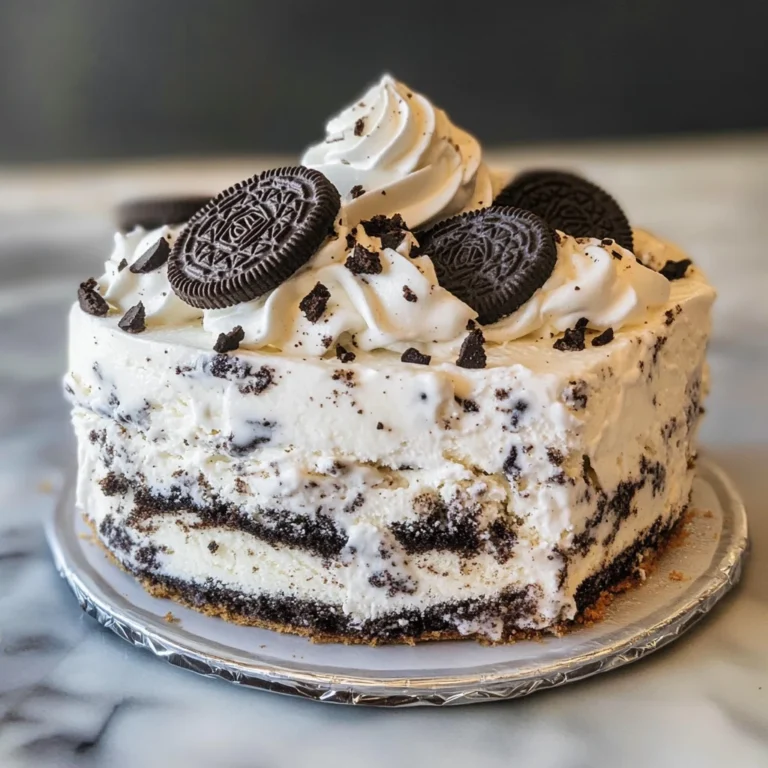 Cookies and Cream Ice Cream Cake