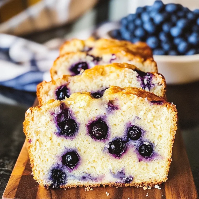 Cream Cheese Blueberry Bread