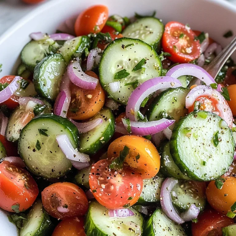 Cucumber Tomato Salad