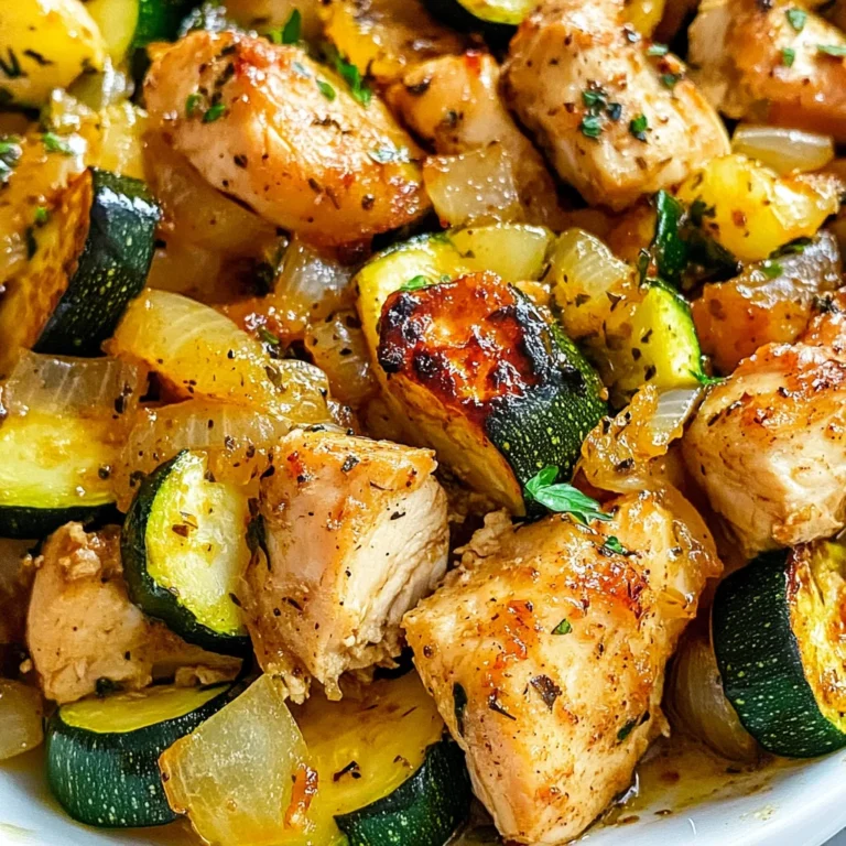 Easy Baked Chicken and Zucchini Recipe