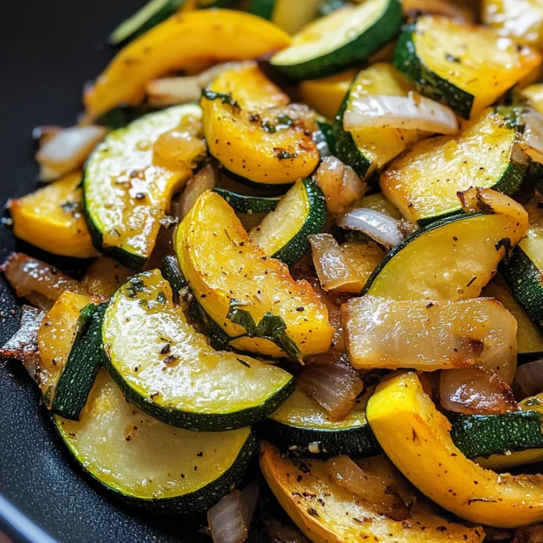 Easy Sauteed Zucchini and Squash Recipe
