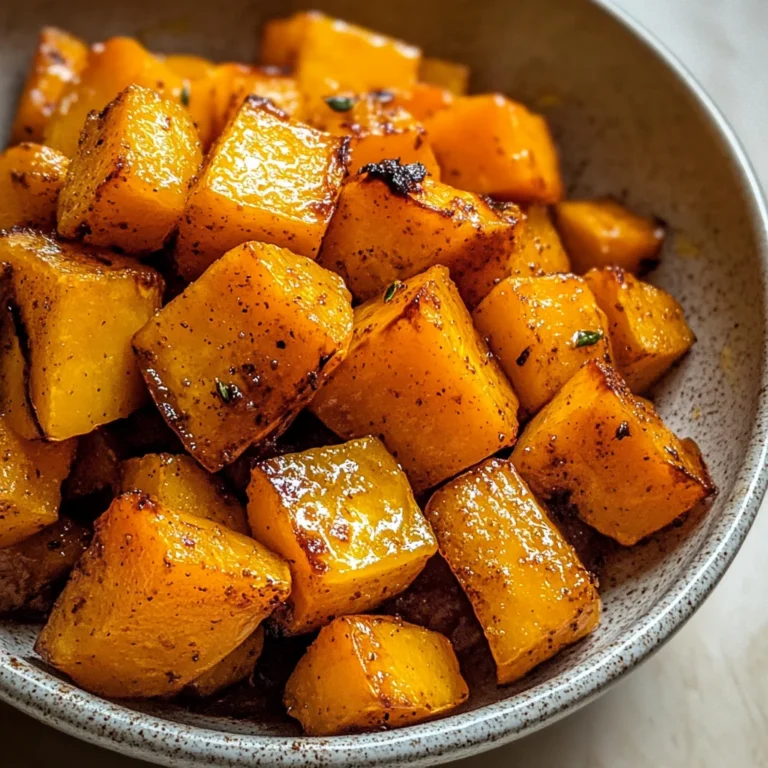 Honey Roasted Butternut Squash