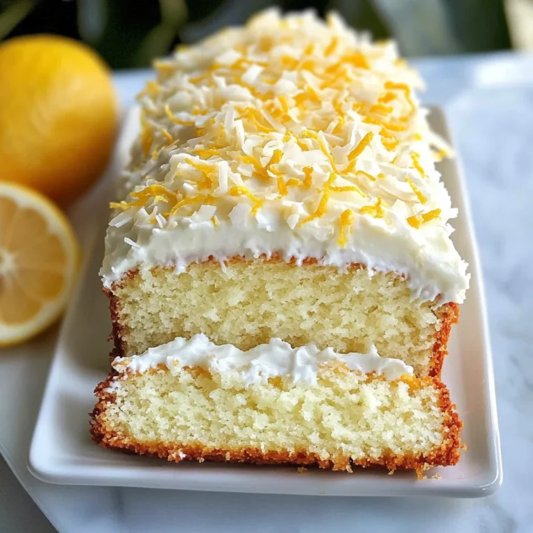 Lemon Coconut Cake