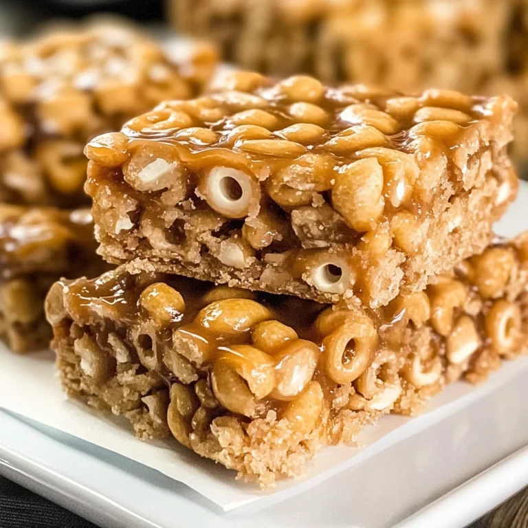 No Bake Peanut Butter Cheerio Bars