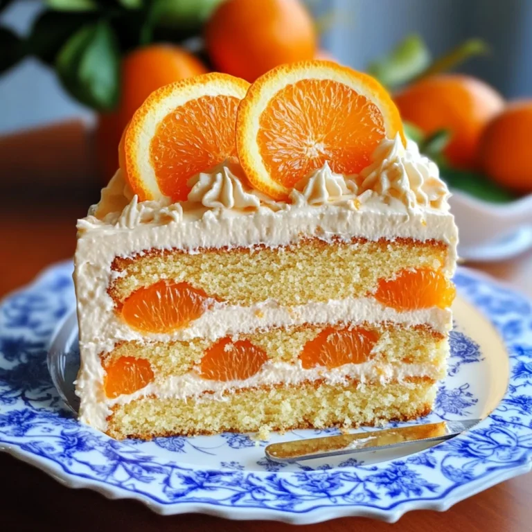 Orange Creamsicle Cake
