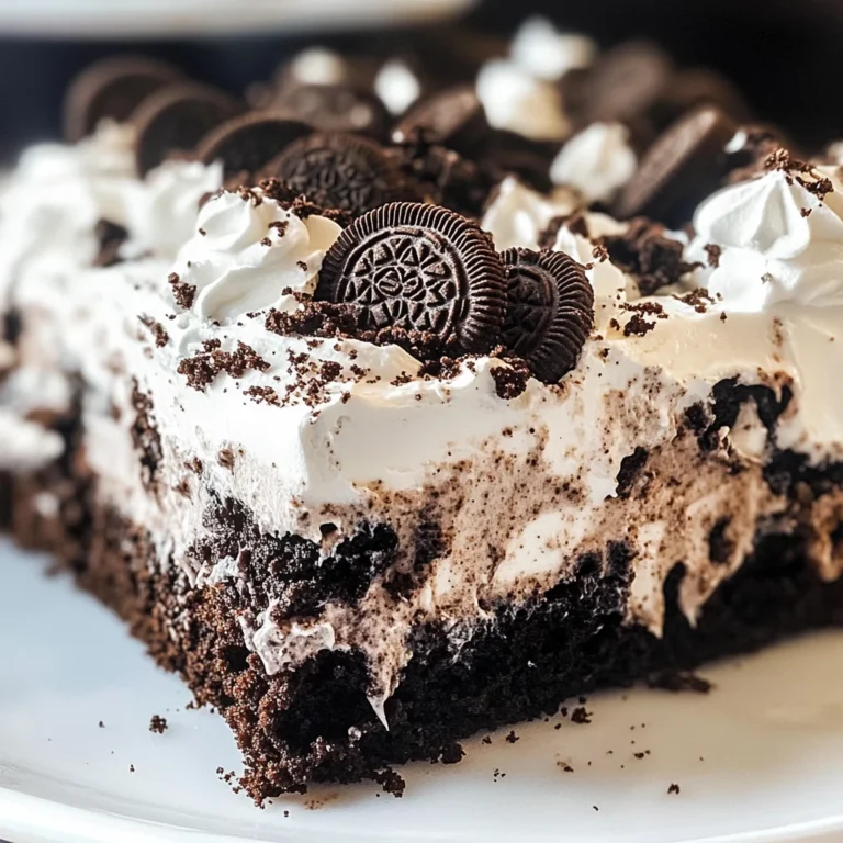 Oreo Poke Cake