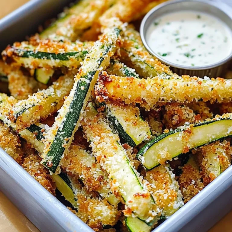 Parmesan Zucchini Fries
