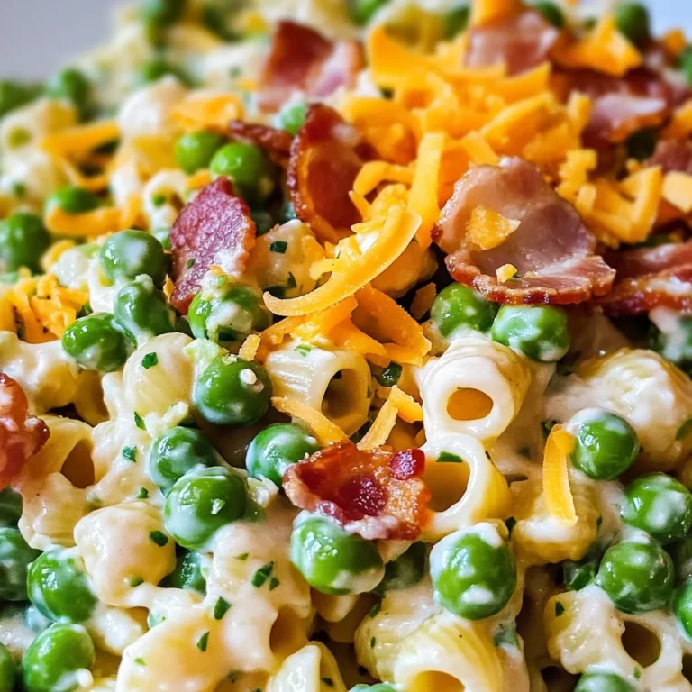 Pea Pasta Salad