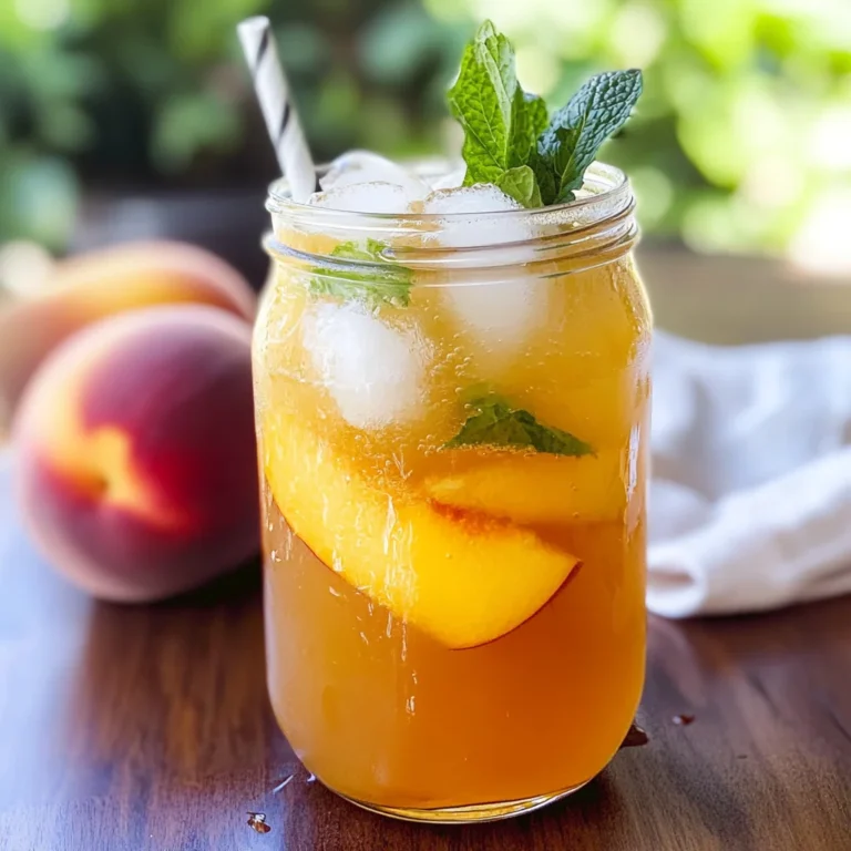 Peach Green Tea