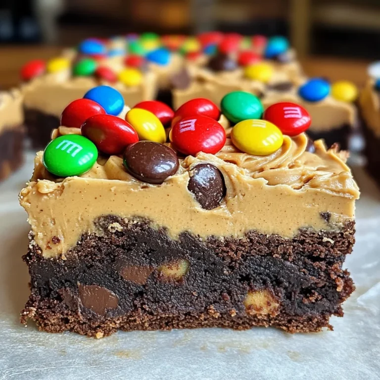 Peanut Butter Whip Brownies