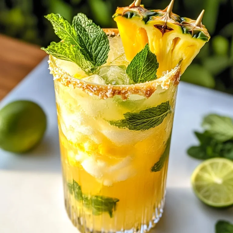 Pineapple Coconut Mojito Recipe