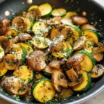 Skillet Zucchini and Mushrooms