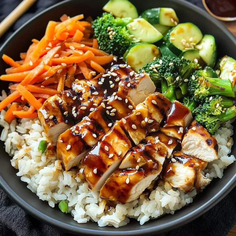 Teriyaki Grilled Chicken and Veggie Rice Bowls