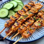Thai Chicken Sate with Peanut Sauce