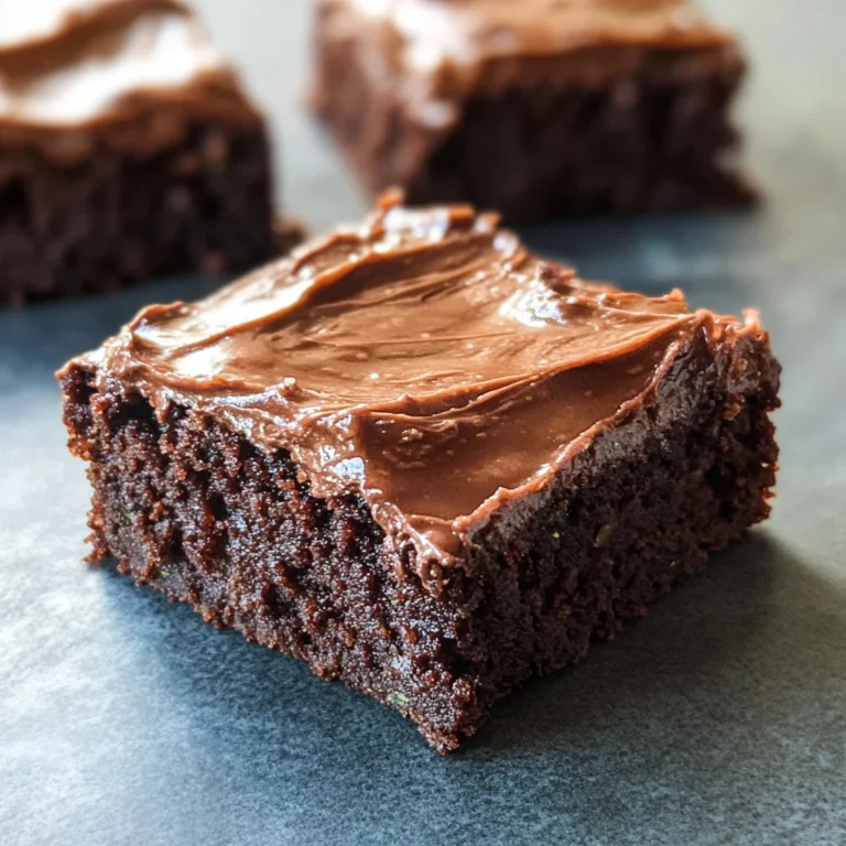 Zucchini Brownies