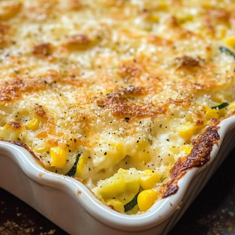 Zucchini Squash & Corn Casserole