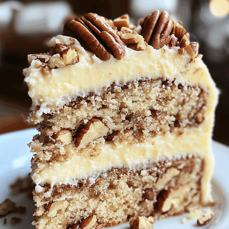 Butter Pecan Bliss Cake: A Toasty, Creamy Dream That’s Pure Comfort in Every Slice