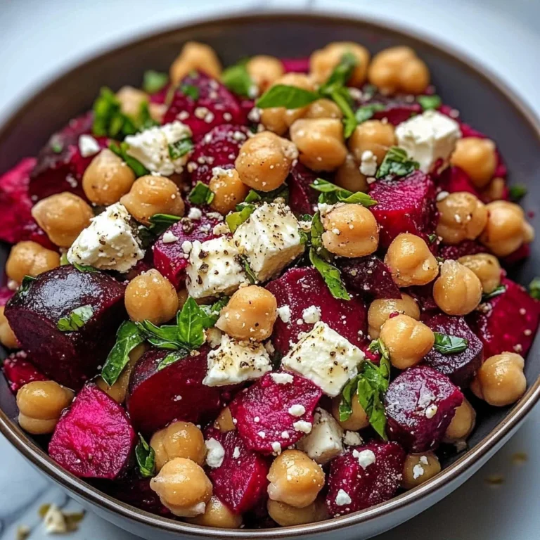 Chickpea, Beet and Feta Salad