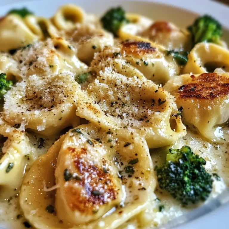 Garlic Parmesan Chicken Tortellini