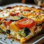High-Protein Cottage Cheese Veggie Bake Recipe