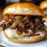 Irresistible French Onion Beef Sloppy Joes