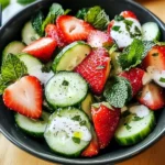 This Cucumber Strawberry Salad