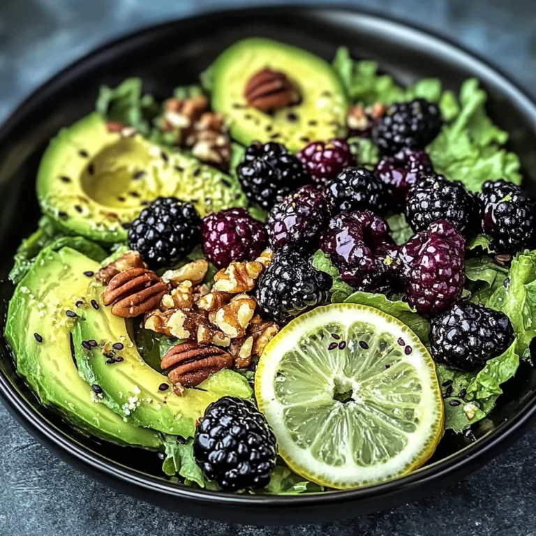 Blackberry Avocado Salad