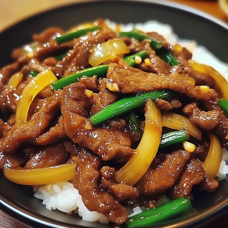 Chinese-Style Stir-Fried Beef with Sweet Onions