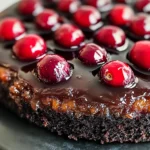 Chocolate Cherry Upside Down Cake
