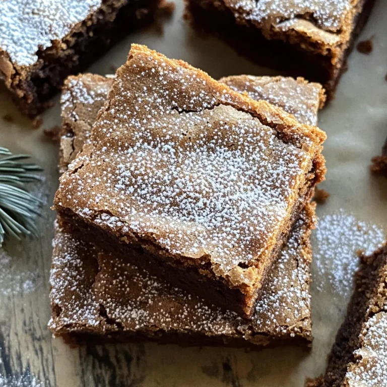 Gingerbread Brownies