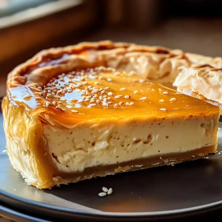 Golden Greek Honey Pie (Melopita)