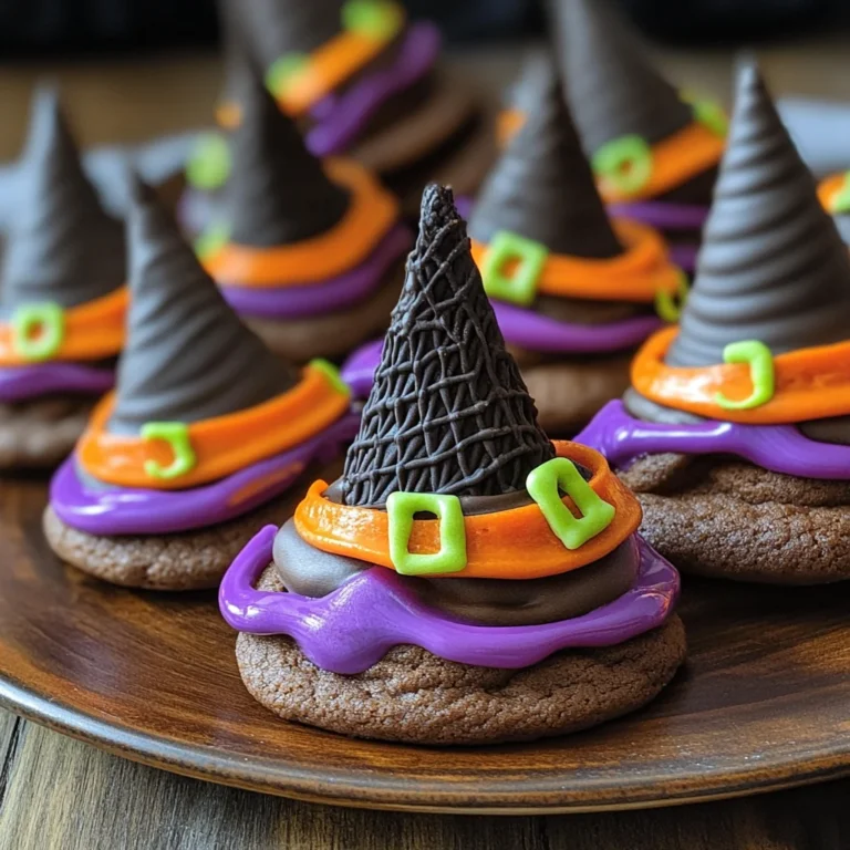 Halloween Witch Hat Cookies