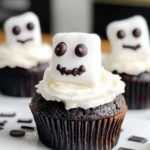 Marshmallow Ghost Cupcakes