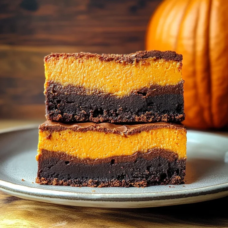 Pumpkin Brownies