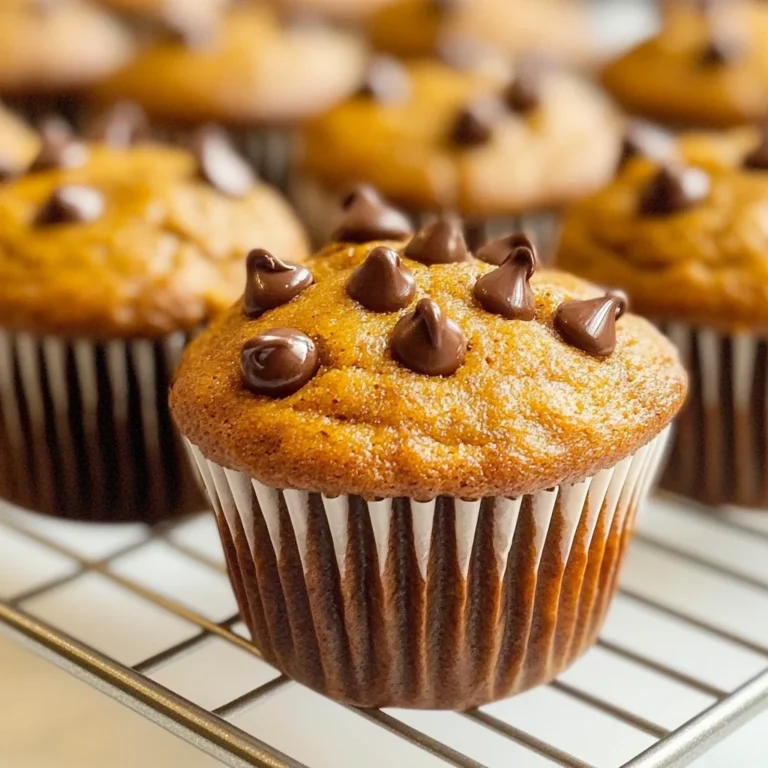 Pumpkin Chocolate Chip Muffins