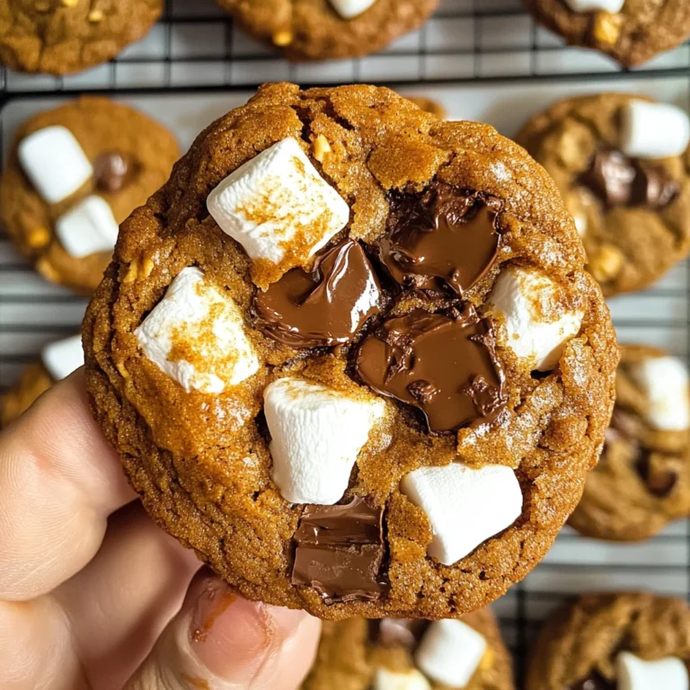 Pumpkin S'mores Cookies