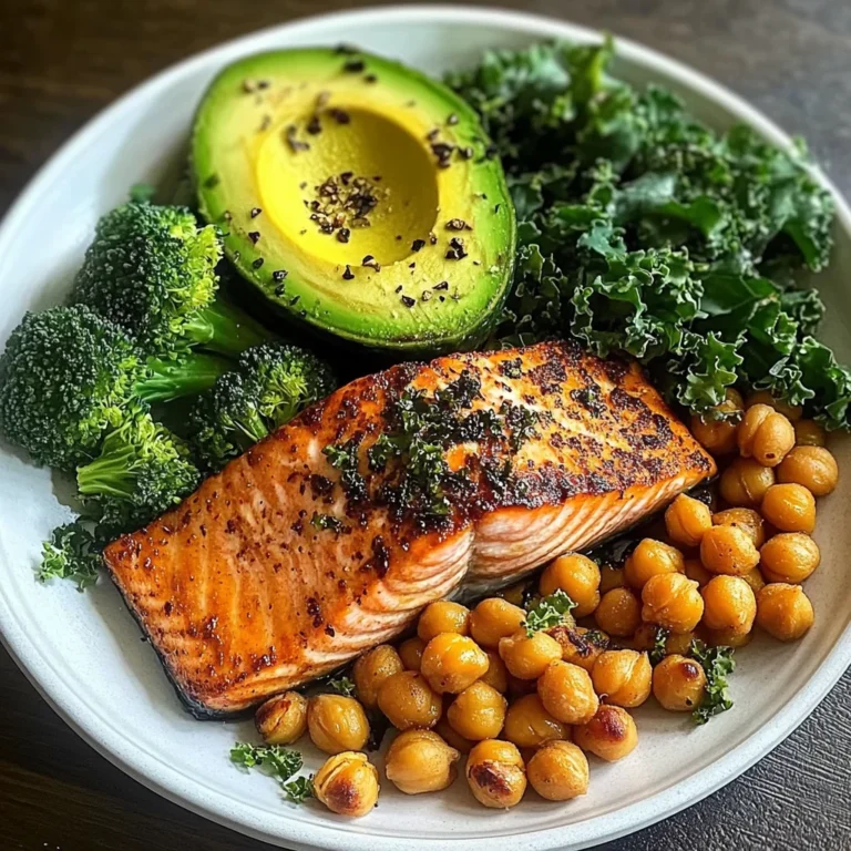 Roasted Chickpea & Salmon Power Plate