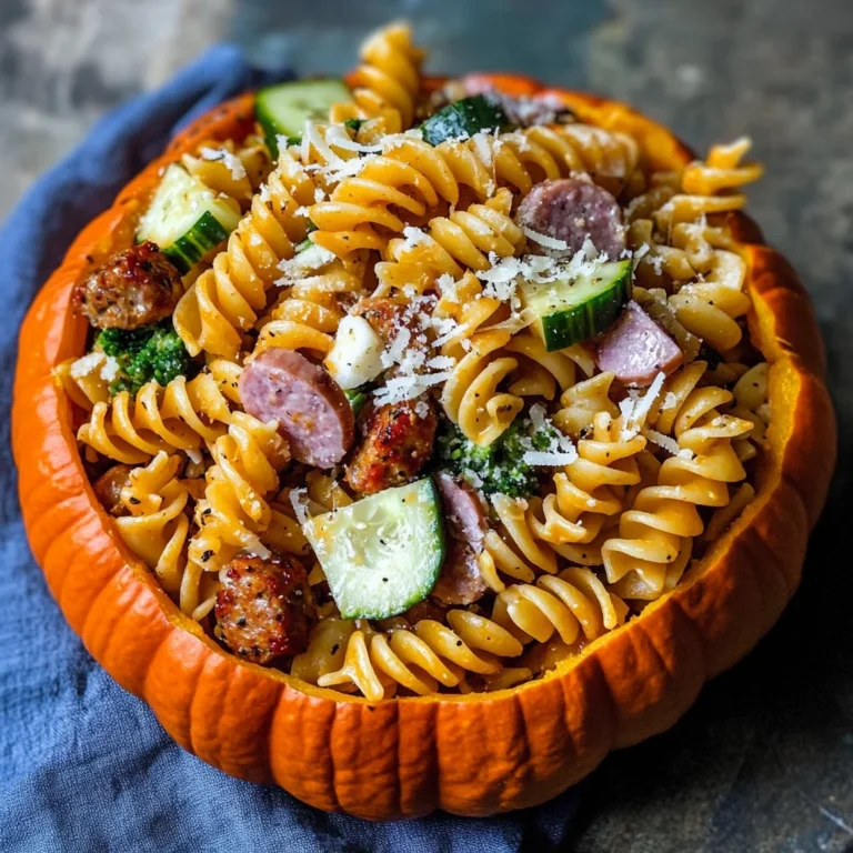 UpChuckin' Pumpkin Loaded Pasta Salad