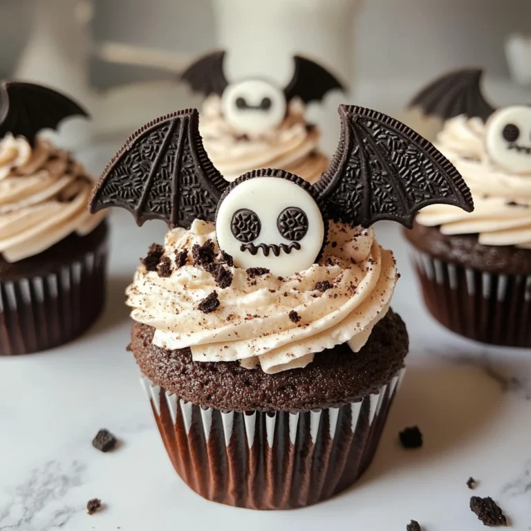 Vegan Oreo Bat Cupcakes