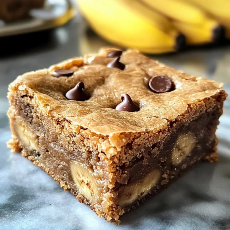 Banana Blondies: 7 Simple Banana Dessert Recipes to Love