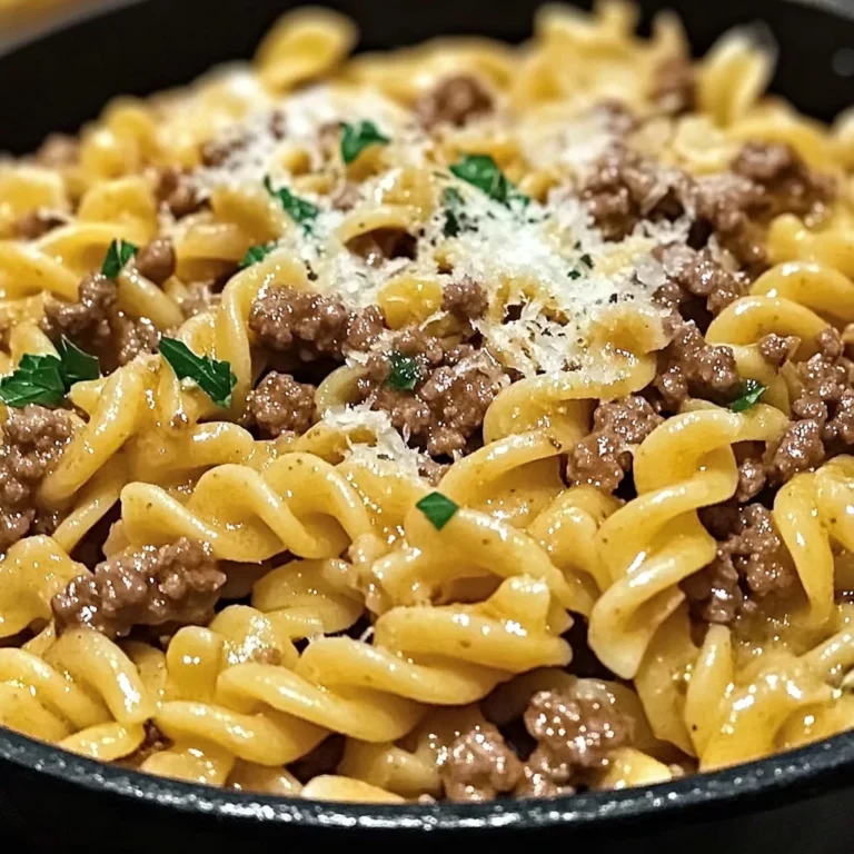 Beef and Garlic Butter Pasta recipe