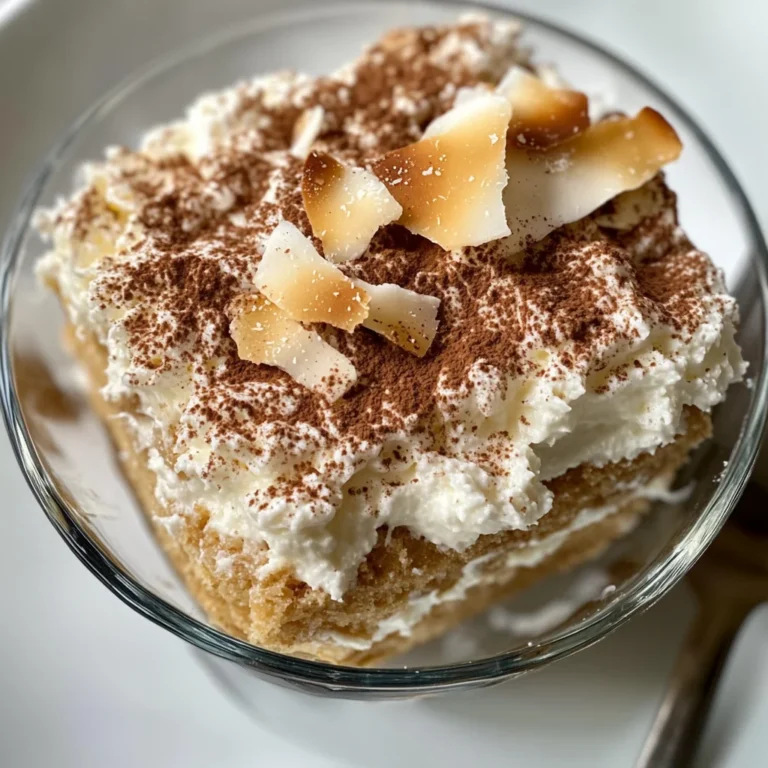 Coconut Rum (Coquito) Tiramisu