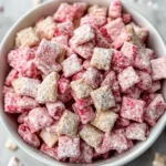 Easy Strawberry Shortcake Puppy Chow