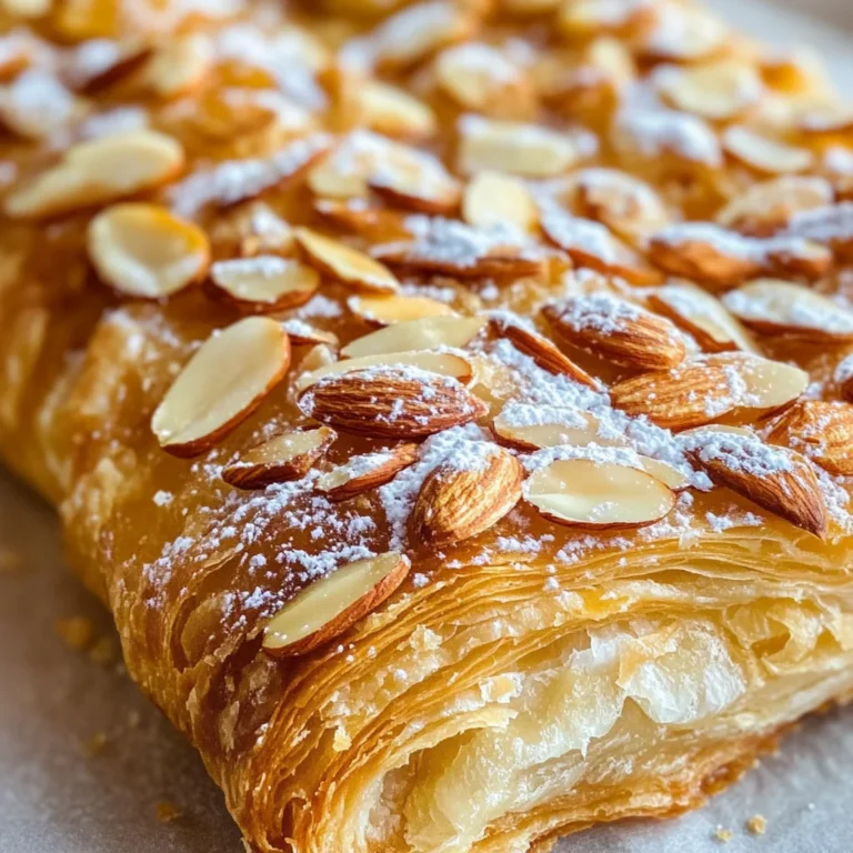 Flaky Sweet Almond Pastry