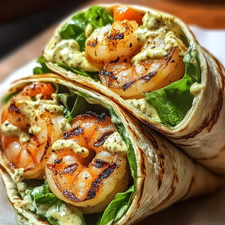 Grilled Shrimp Caesar Wraps