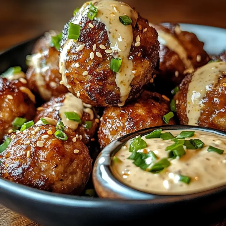 Korean BBQ Meatballs with Spicy Mayo Dip: An Incredible 7-Step Recipe